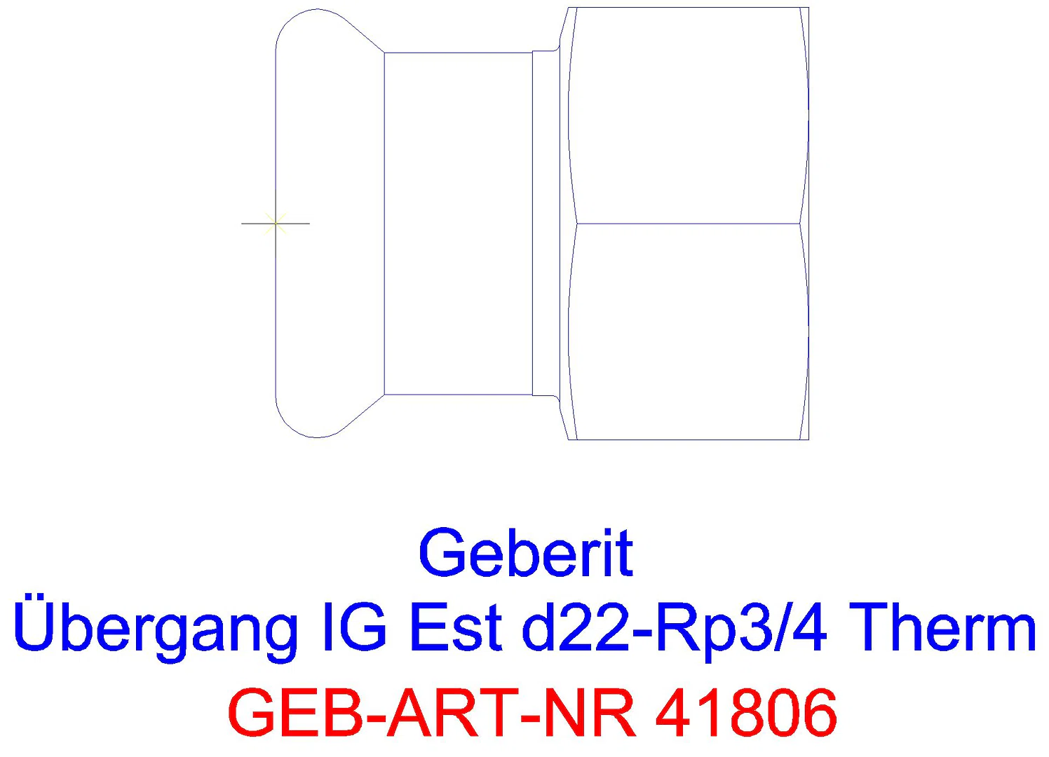 GE Mapress Therm Übergang mit IG d22-Rp1/2_41806_a