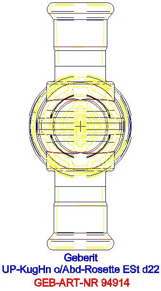 GE Mapress UP-Kugelhahn d22 mit Abdeckrosette Edelstahl_94914_L