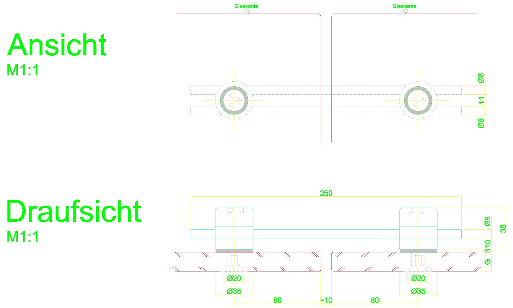 05B GLASVERBINDER