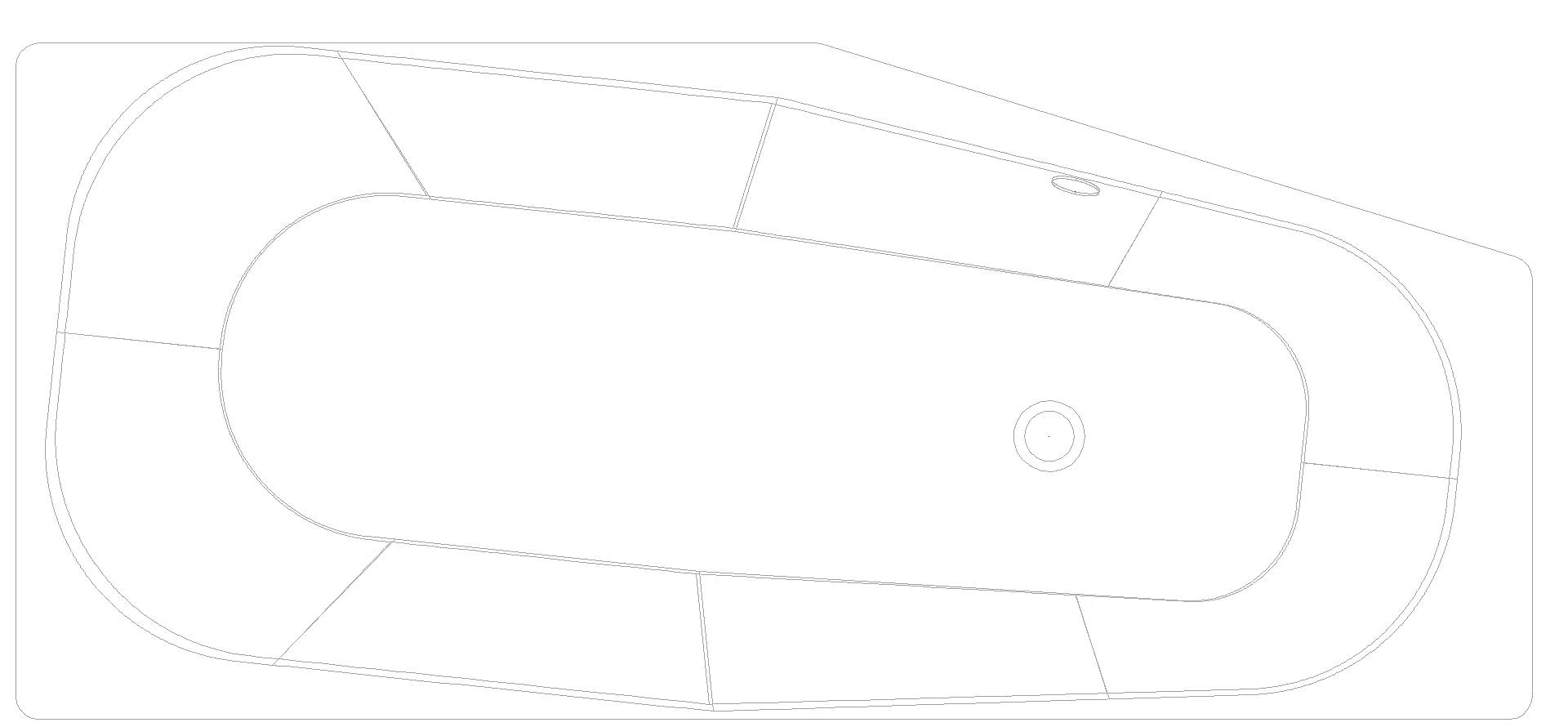 KALDEWEI MINI LINKS Badewanne, 1570x700 mm, Modell-Nr: 836