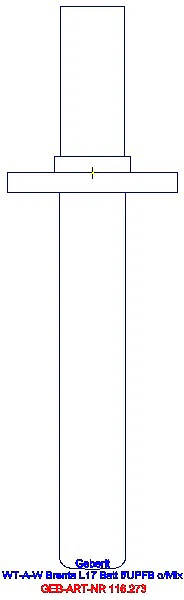 GE Waschtischarmatur Brenta Wandmontage mit UP-Funktion Batt. L 17cm o. Mischer_116.273.21.1_G