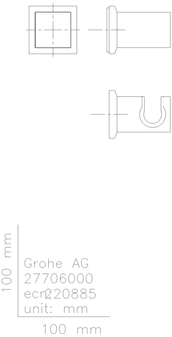 GROHE Wandbrausehalter Allure Brilliant 26847 hard graphite gebürstet
