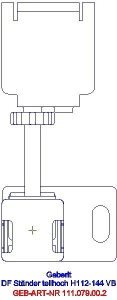 GE Duofix Ständer teilhoch, 82-112cm H:112-144cm_111079002_G