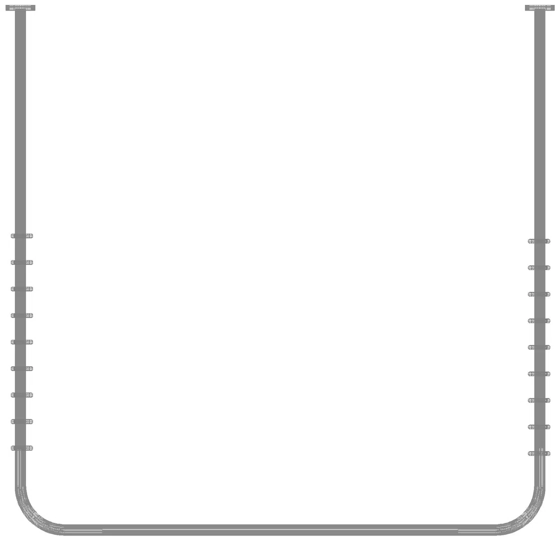 HEWI VH-Stange,d:25,A1/A3=1187, A2=1165, 34 Ringe, plvb dgrau tma