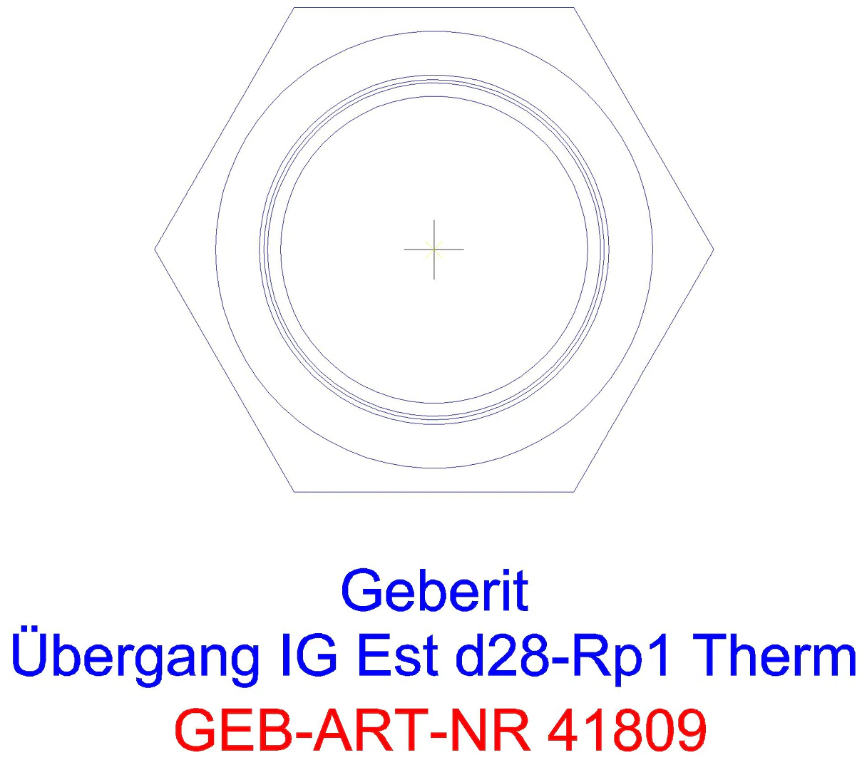 GE Mapress Therm Übergang mit IG d28-Rp1/2_41809_l