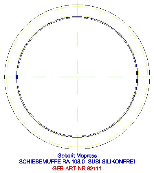 GE Mapress Edelstahl Schiebemuffe d108 (LABS-frei)_82111_L