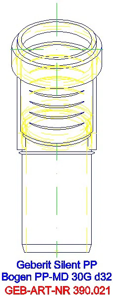 GE Silent-PP Bogen 30Gr d32_390.021.14.1_L
