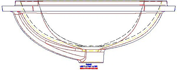 VariForm Unterbau-WT, rechteckig 58x49cm, o. Hl, m. Ül., KeraTect_500.765.00.2_L