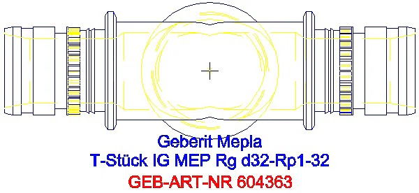 GE Mepla T-Stück mit IG Rg d32-Rp1-32_604.363.00.5_G