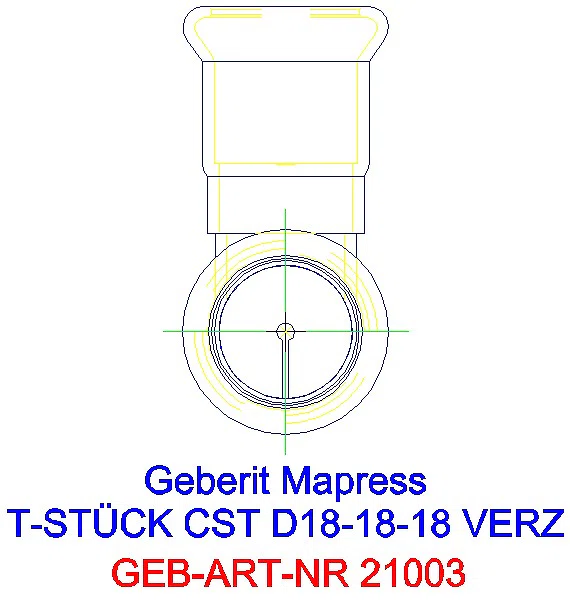 GE Mapress C-Stahl T-Stück egal d18-18-18_21003_L