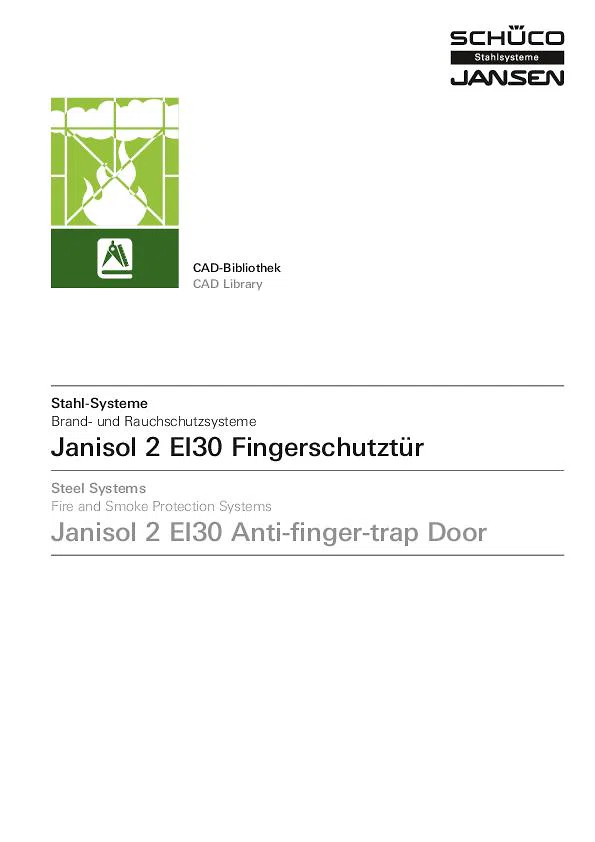 Janisol 2 EI30 Fingerschutztür