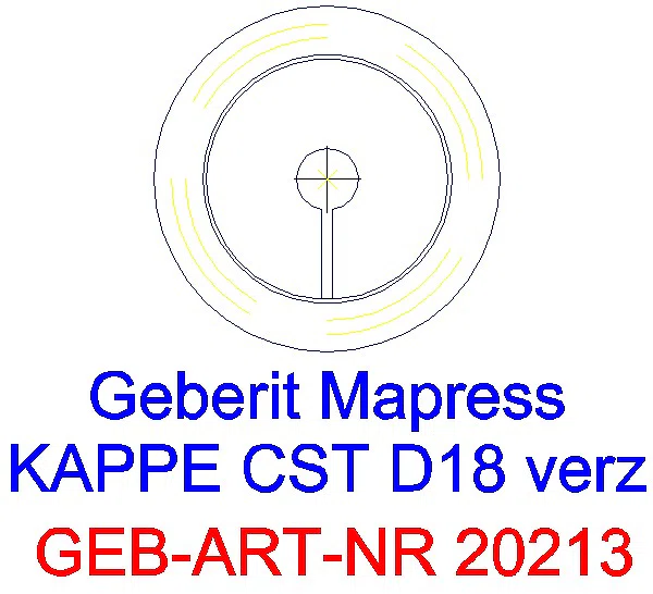 GE Mapress C-Stahl Kappe d18 verzinkt_20213_L