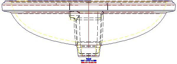 VariForm Unterbauwaschtisch, oval 56x46cm, o. Hl, o. Ül._500.755.01.2_A