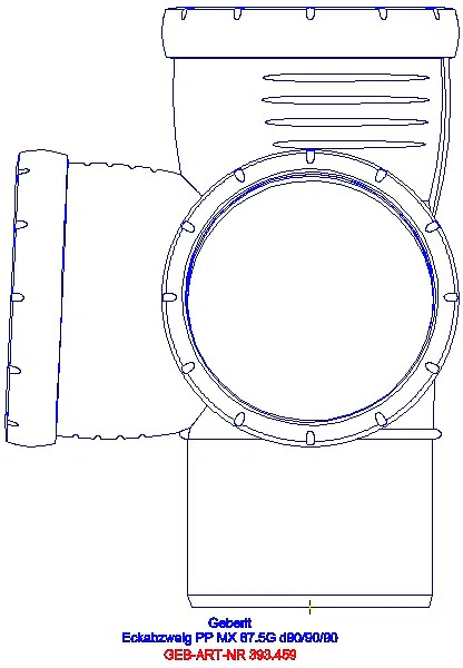 GE Silent-Pro Eckabzweig 87,5Gr d90/90/90_393.459.14.1_A
