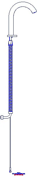 GE Waschtischarmatur Piave, Standmontage mit UP-Funktionseinh. Batt. o. Mischer_116.183.21.1_L