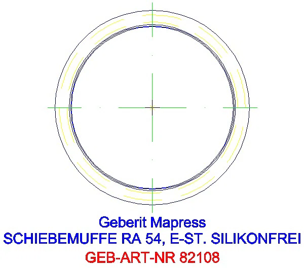 GE Mapress Edelstahl Schiebemuffe d54 (LABS-frei)_82108_L
