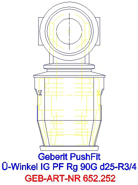 GE PushFit Übergangsbogen 90Gr mit IG Rg d25-Rp3/4_652.252.00.1_A