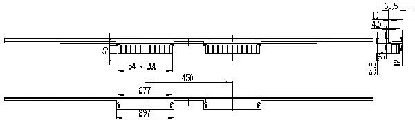 DALLMER Duschrinne CeraWall Individual Duo, 1900 mm