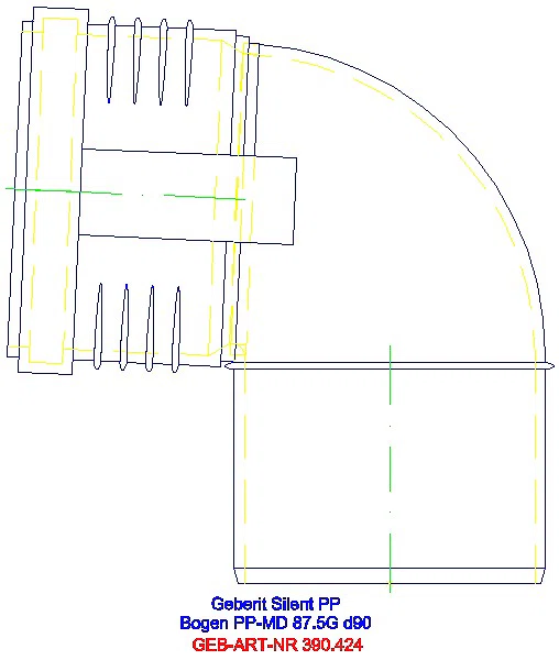 GE Silent-PP Bogen 87,5Gr d90_390.424.14.1_A