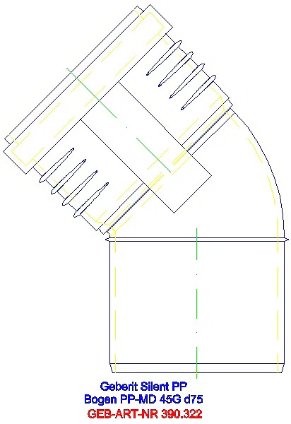 GE Silent-PP Bogen 45Gr d75_390.322.14.1_A