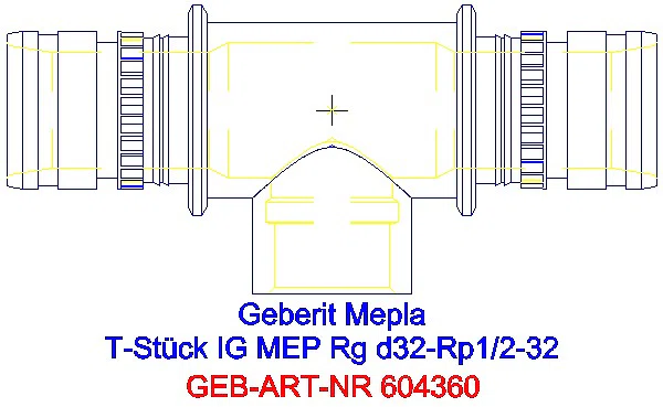 GE Mepla T-Stück mit IG Rg d32-Rp1/2-32_604.360.00.5_A