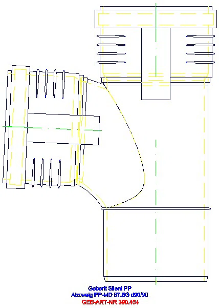 GE Silent-PP Bogenabzweigung 87,5Gr d90/90_390.454.14.1_A
