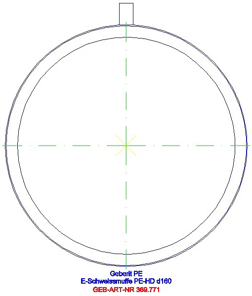 GE Elektroschweissmuffe d160_369.771.16.1_A
