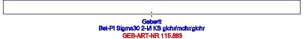 GE BetPl. Sigma30 für 2-Mengen-Sp. mattschwarz_115.883.14.1_G