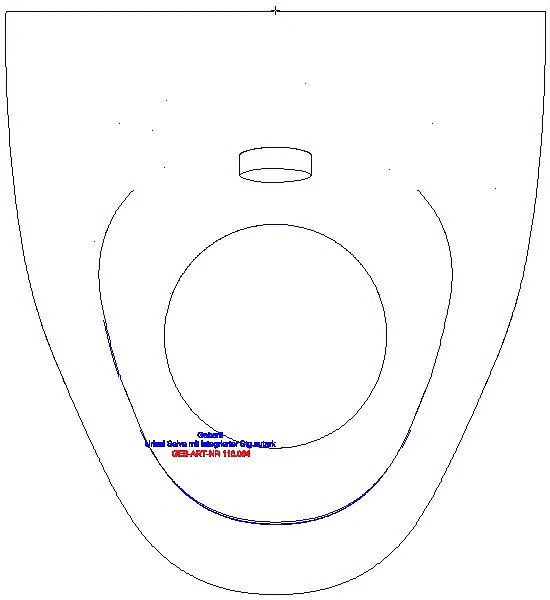GE Urinal Selva, mit integrierter Steuerung, autarke Stromversorgung_116.084.00.1_G