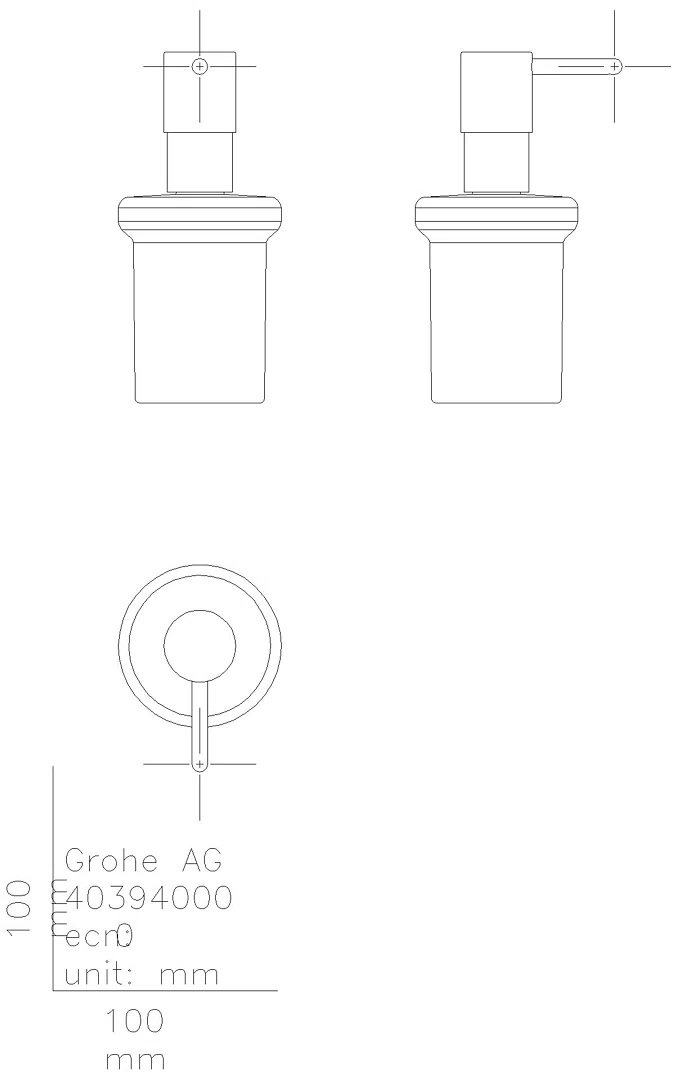 GROHE Seifenspender Essentials 40394_1 für Halter Essentials/-Cube supersteel