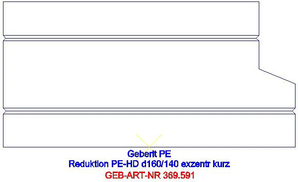 GE PE Reduktion exzentrisch kurz d160/140_369.591.16.1_A