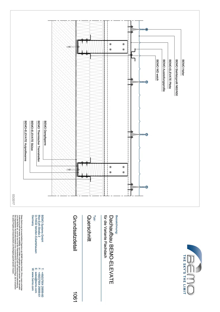 1061 - BEMO-ELEVATE - Flachdach
