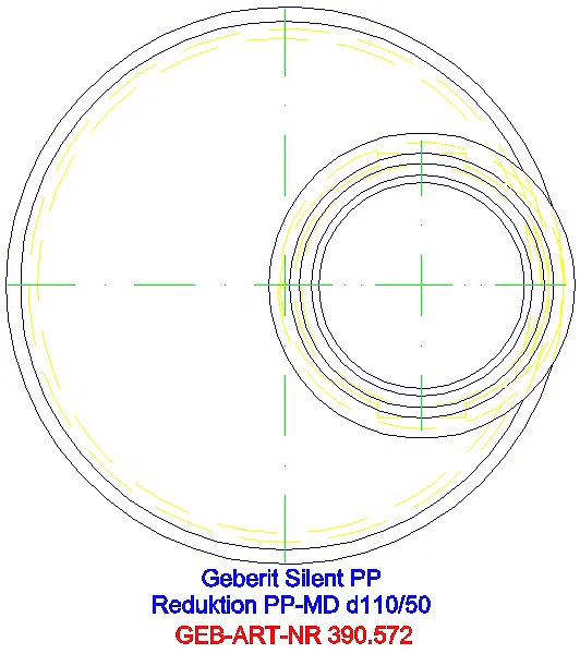 GE Silent-PP Reduktion exzentrisch d110/50_390.572.14.1_G