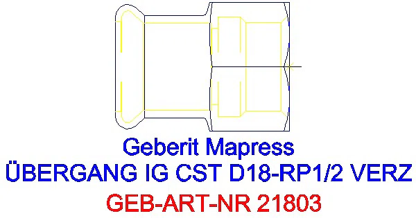 GE Mapress C-Stahl Übergang mit IG d18-Rp1/2 verzinkt_21803_A