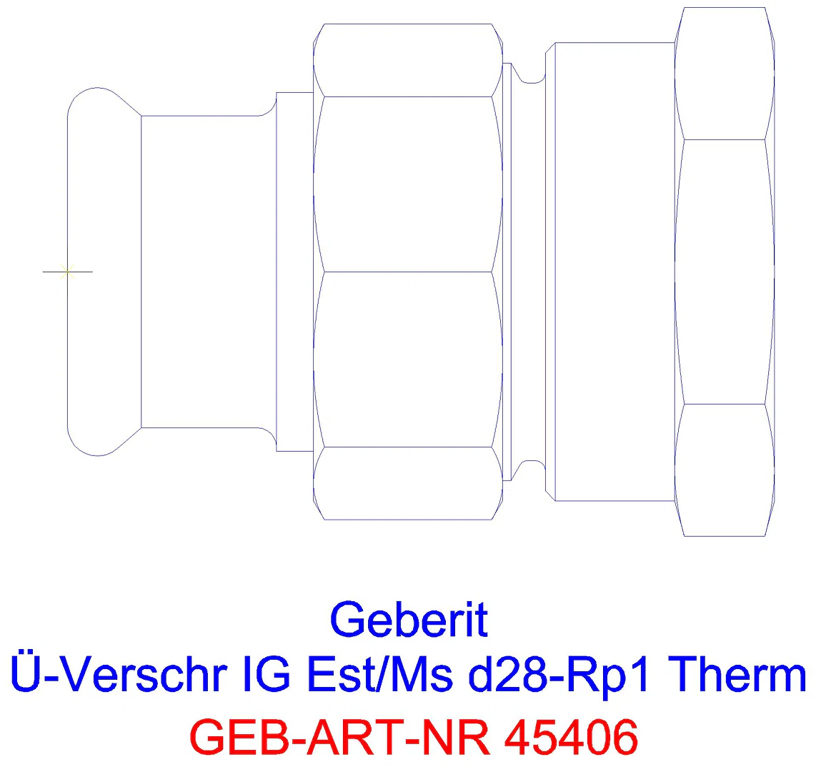 GE Mapress Therm Übergangsverschr. mit IG d22-Rp3/4_45406_g