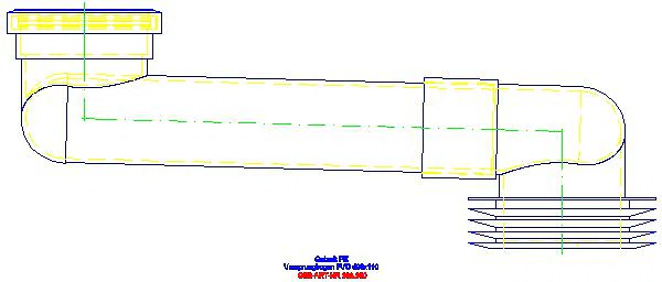 GE PVC WC-Etagenbogen d90/di100-105,6_388.350.29.1_A