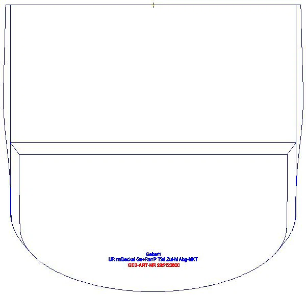 Renova Plan Deckelurinal, Zul. hinten Abgang nach hinten, KeraTect_235120600_G