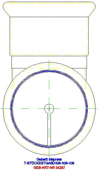 GE Mapress Edelstahl T-Stück egal (Gas) d108-108-108_34287_L