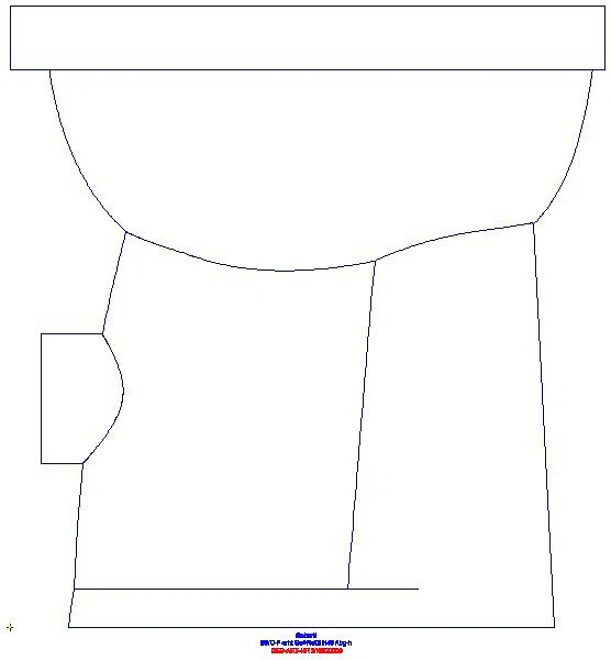 Renova Comfort Stand-WC Flachspüler erhöht, Abgang horizontal_218520000_L