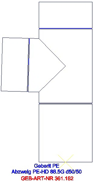 GE PE Abzweig 88,5Gr d50/50_361.162.16.1_A