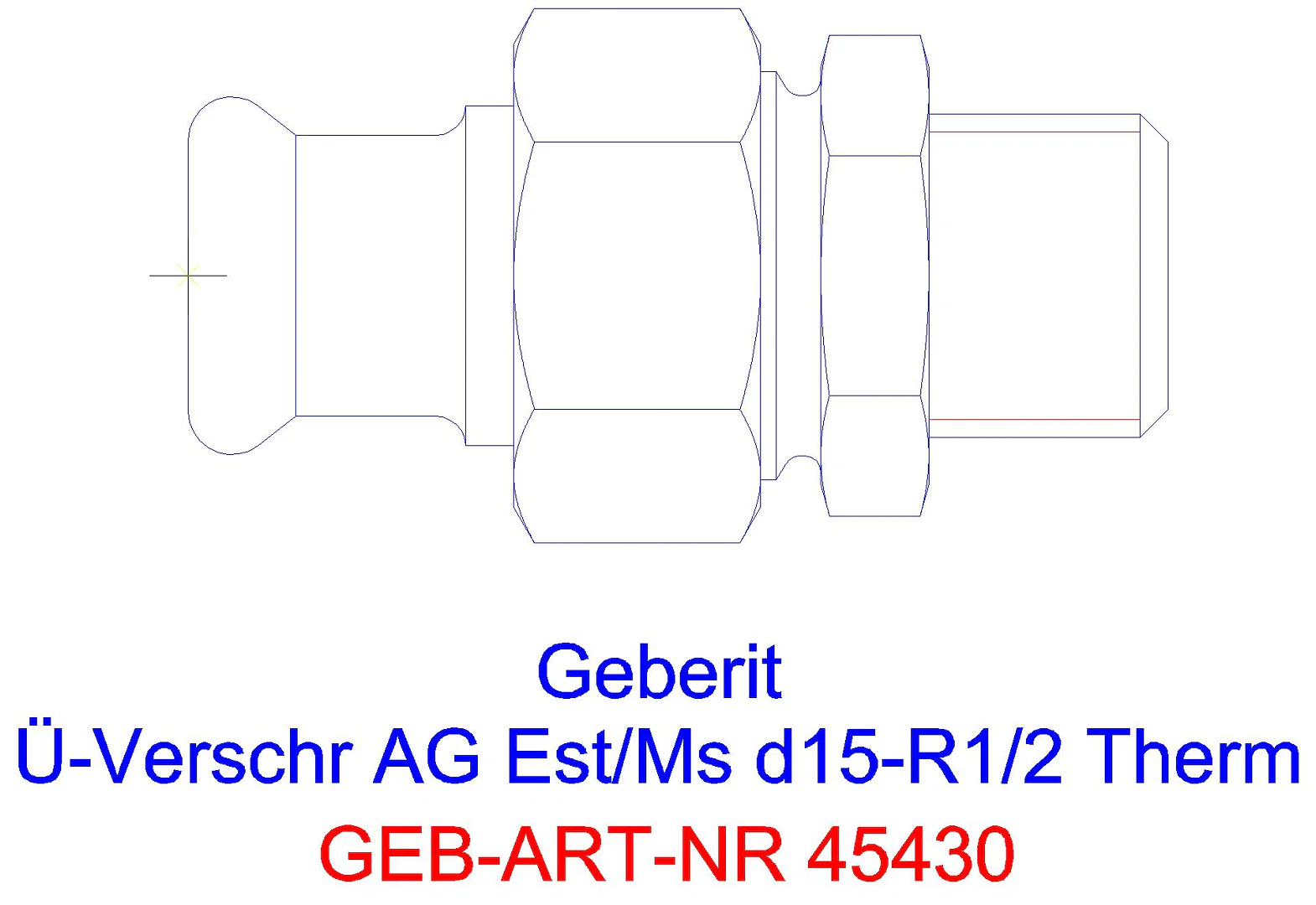 GE Mapress Therm Übergangsverschr. mit IG d54-Rp2_45430_g