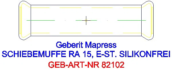 GE Mapress Edelstahl Schiebemuffe d15 (LABS-frei)_82102_G