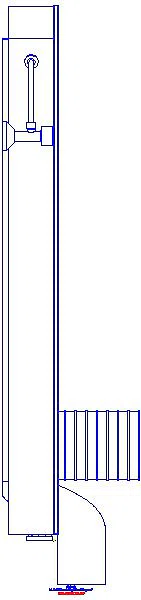 Monolith Sanitärmodul für Stand-WC 101 cm Glas weiß_131.003.SI.5_L