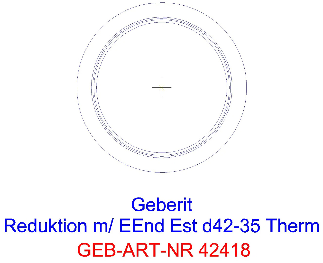 GE Mapress Therm Reduktion mit Einschubende d35-28_42418_a