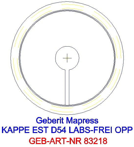 GE Mapress Edelstahl Kappe d54 (LABS-frei)_83218_L