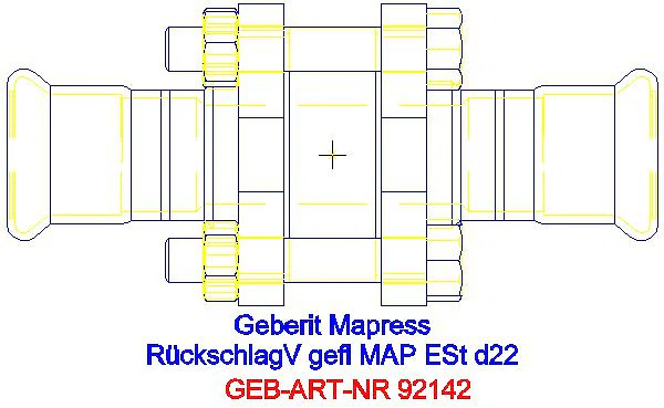 GE Mapress Rückschlagventil NPW geflanscht d22_92142_A