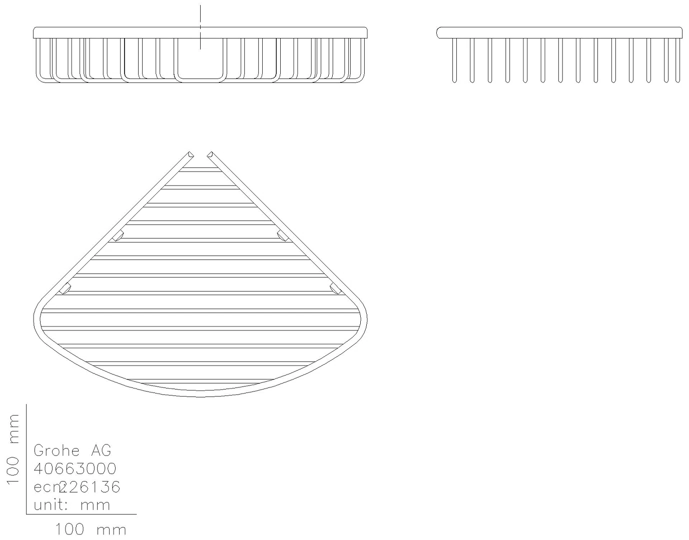 GROHE Ablagekorb groß BauCosmopolitan 40663_1 chrom