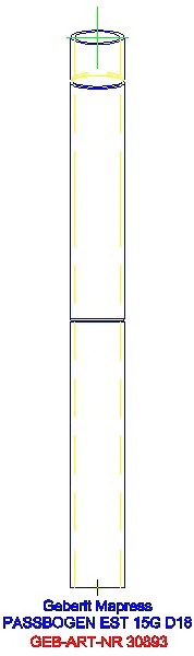 GE Mapress Edelstahl Passbogen 15Gr d18_30893_L