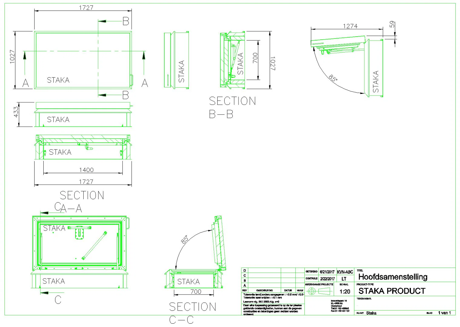 ThermoTop Flachdachausstieg 1400 x 700