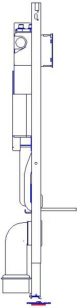 GE Duofix Element f. WWC, 120cm m. Sigma UP-SPK 12cm, mit HS50 Hygienesp./2 WA_111076002_L